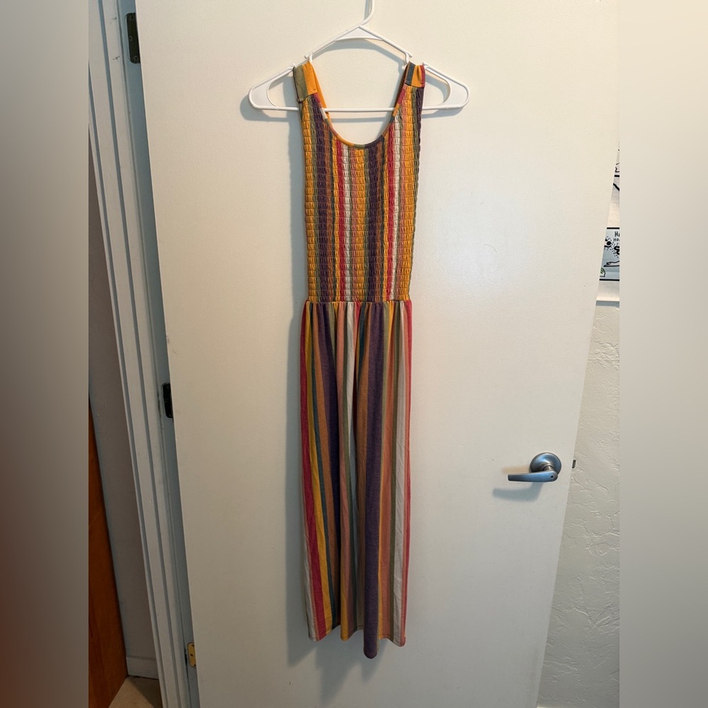 BP Multicolor Striped Midi Dress